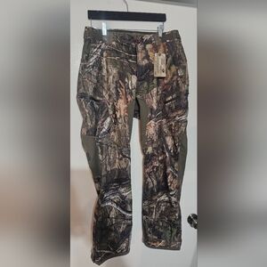 L.L. Bean Womens Ridge Runner Soft-Shell Hunting Pants Mossy Oak Camo Size L NWT